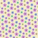 cream with flowers layering paper