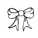 line art bow