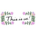 this is us flower border