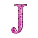 shiney capital pink j
