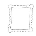 hand drawn line art frame