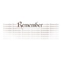 remember
