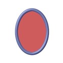 Frame Oval Cornflower 2