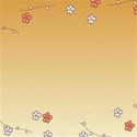 background whimsy flowers tan