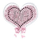 love heart bow