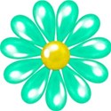 turquoise flower