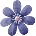 blue flower pearl