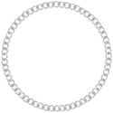 silver chain frame