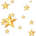 stars sprinkled