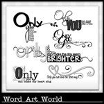 Only You Can Word Art