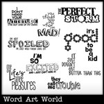 Good to be a Kid Word Art