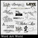 My Mother Word Art