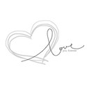love with heart
