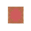 gold floral leaf square frame