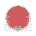 green heart chain frame
