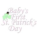 baby s first st patrick s day pink