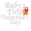 baby s first valentine s day pink