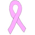Breast Cancer Ribbon hand drawn