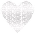 Heart Shaped Words
