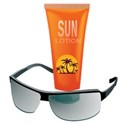 sunlotion and glasses