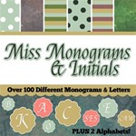 Miss Monograms & Initials - over 250 items! 