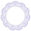 blue lace frame