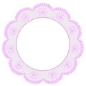 pink lace frame