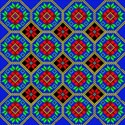 victorian floral background blue