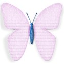 Butterfly blue and light pink