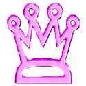 Pink crown