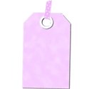 Pink tag with ribbon