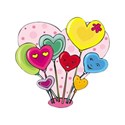 hearts balloons