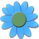 blueflowrgreendaisy