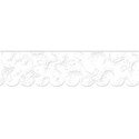 white scolloped edge lace trim