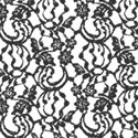 black lace overlay