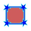 blue star frame