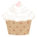 vintage papercase cupcake