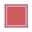 pink rose frame