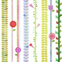 cute floral paper with ladybug