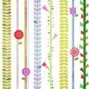 cute floral paper with ladybug