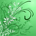Green Swirly background