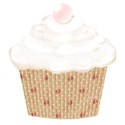 vintage papercase cupcake