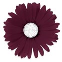 dark red flower jewel