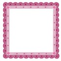 burgandy rose frame