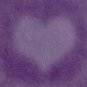 quilted heart purple layering paper 