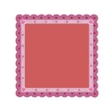 burgandy rose frame