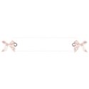 Pink bow rivet vellum