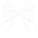 crystal ribbon bow