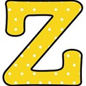 z - Yellow polka dot