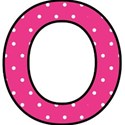 o - Pink polka dot